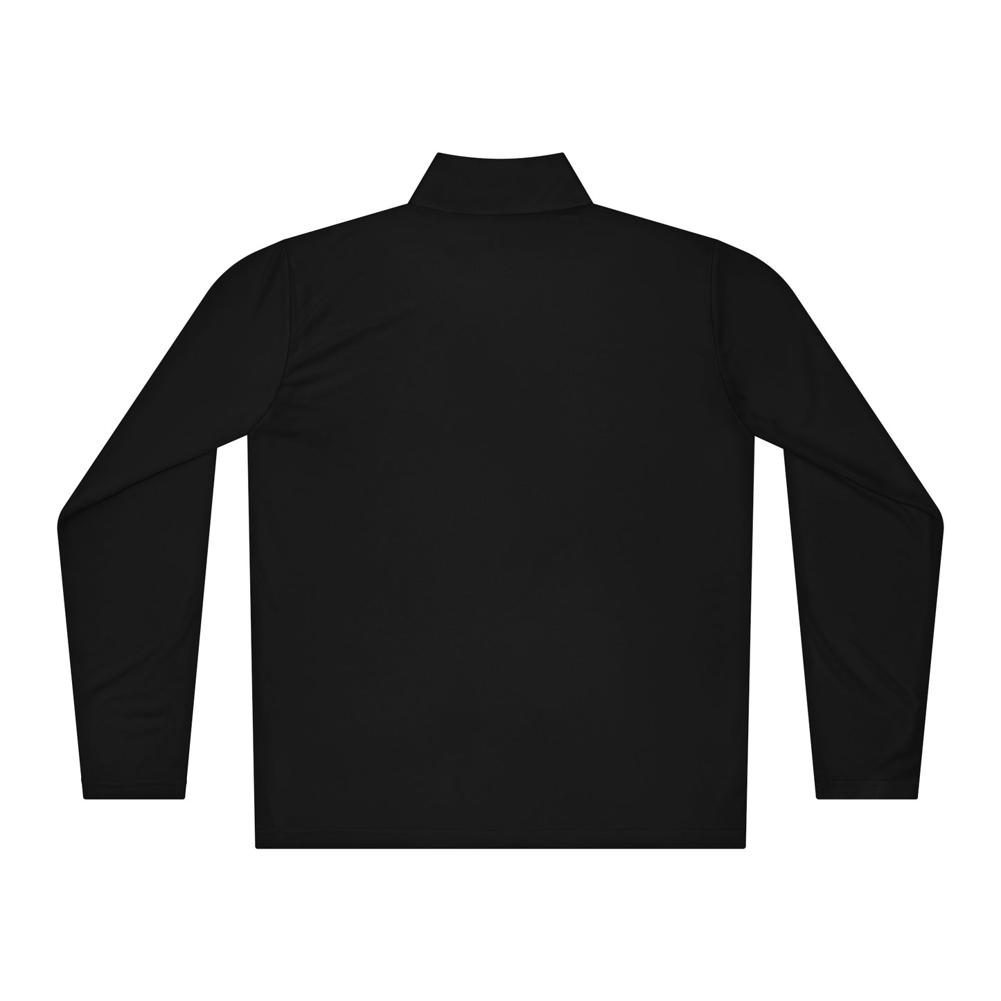 Garden State Golf Lightweight Quarter-Zip Pullover in Black — back view