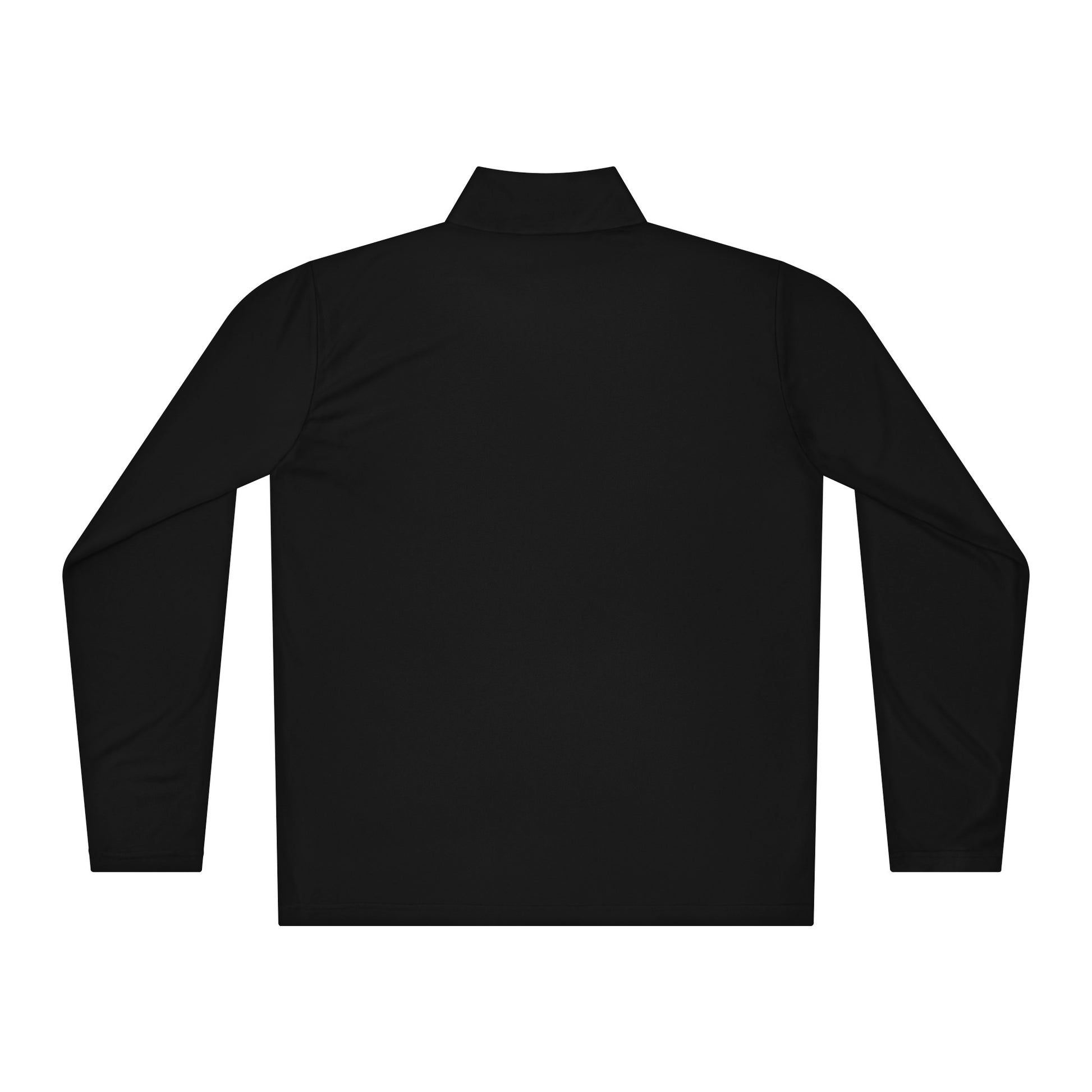 Garden State Golf Lightweight Quarter-Zip Pullover in Black — back view