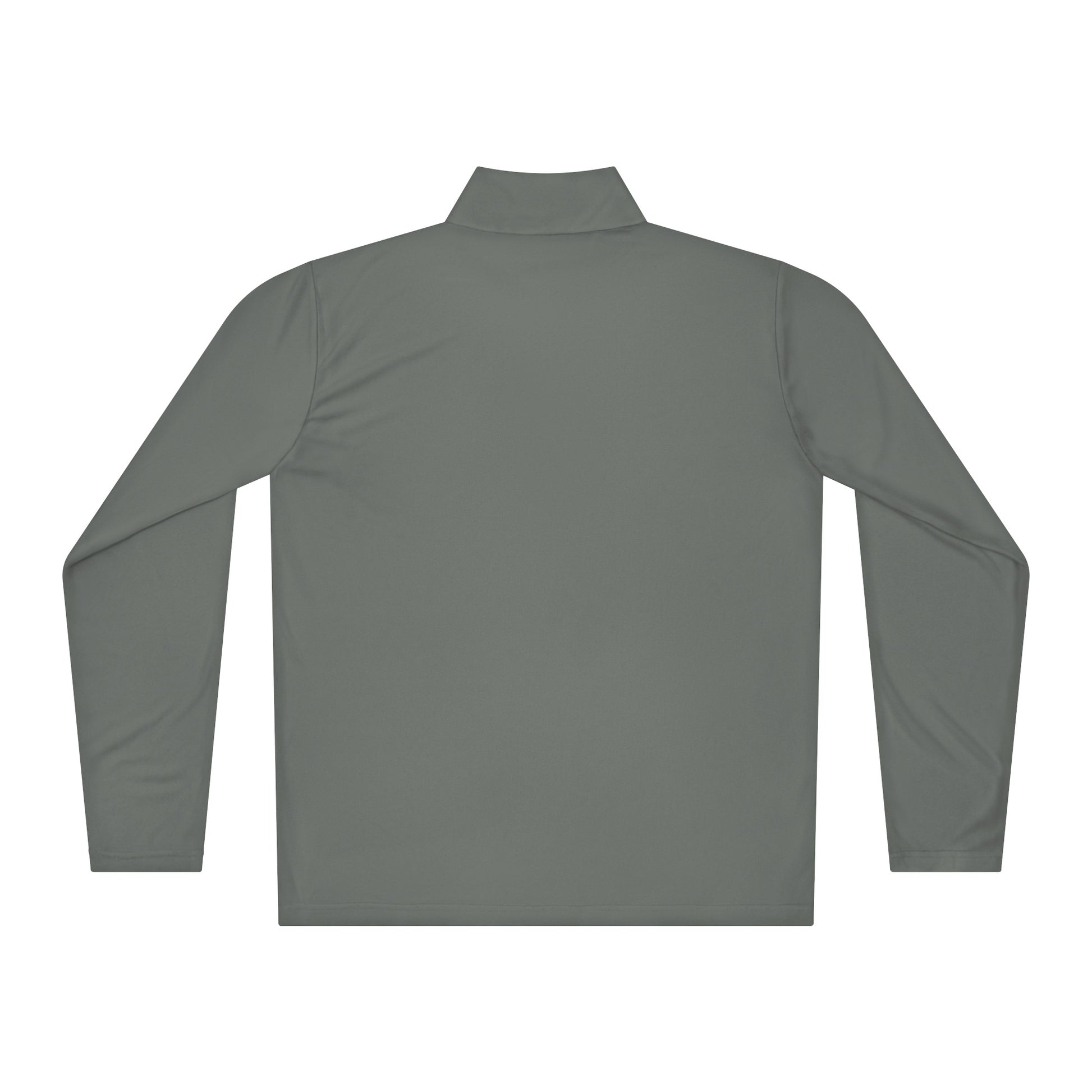 Garden State Golf Lightweight Quarter-Zip Pullover in Grey Concrete — back view