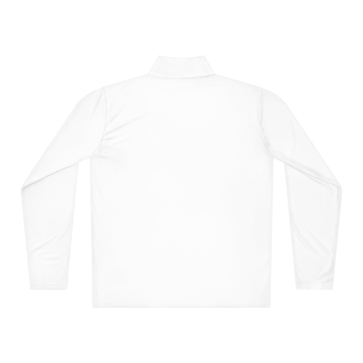 Garden State Golf Lightweight Quarter-Zip Pullover in White — back view