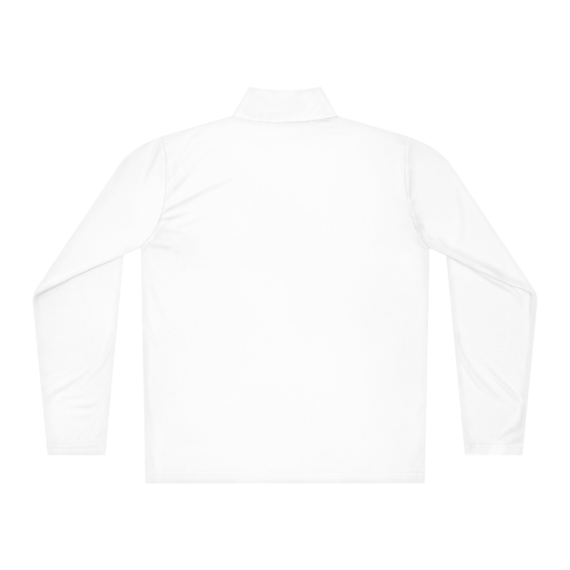 Garden State Golf Lightweight Quarter-Zip Pullover in White — back view